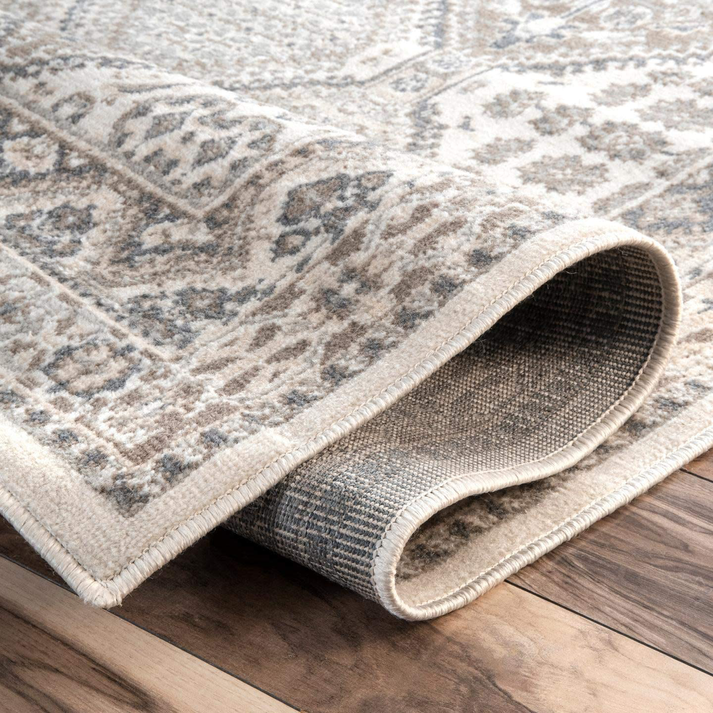 nuLOOM Becca Vintage Tile Area Rug, 3' x 5', Blue