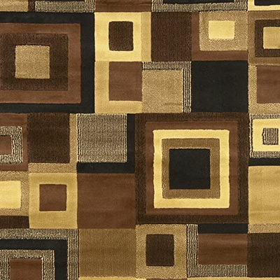 Home Dynamix Catalina Virginia Abstract Area Rug, Geometric Black/Brown 3'3"x5'2"