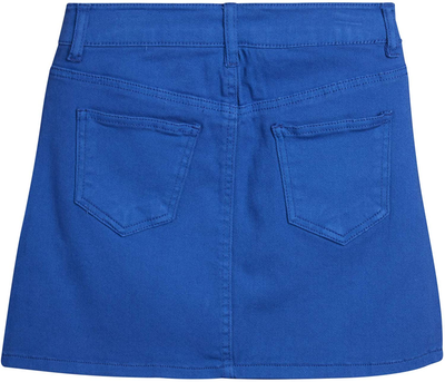 dollhouse Women’s Jeans Skirt – Mid-Rise Slim Fit Stretch Denim Mini Skirt