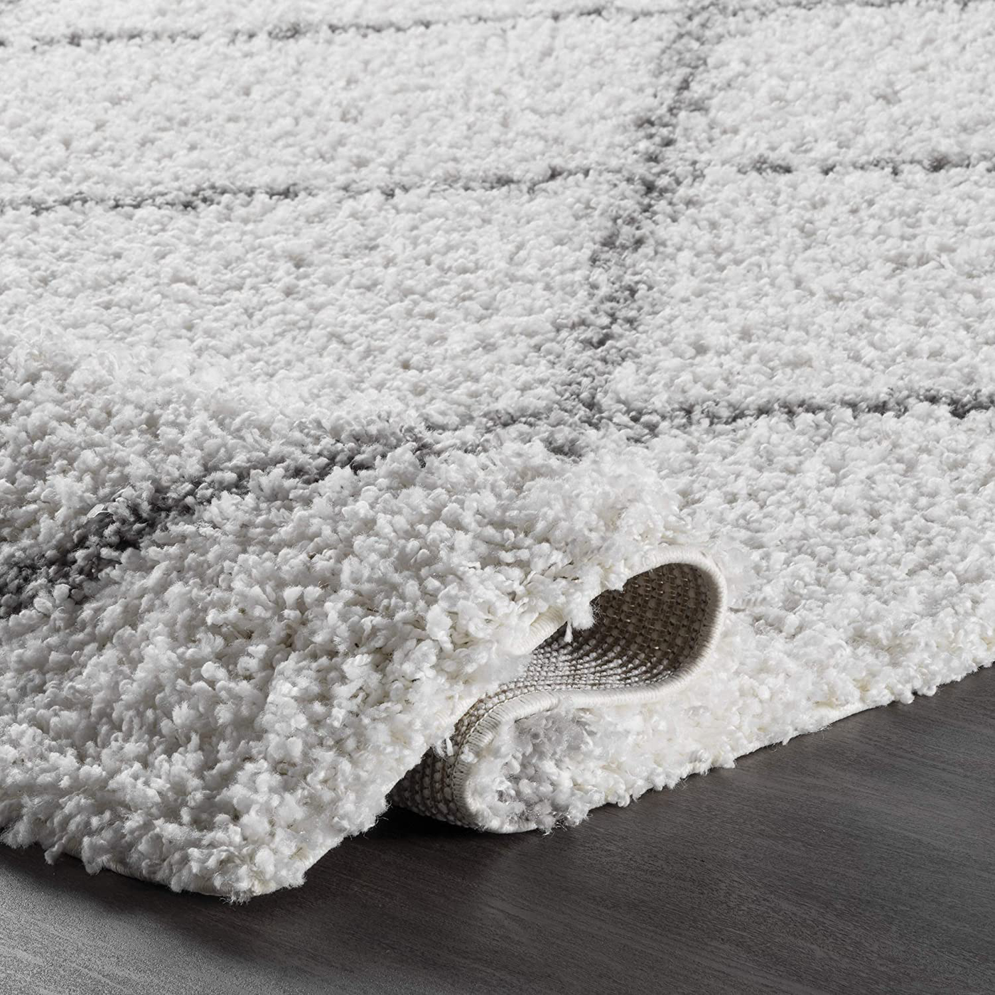 nuLOOM Tess Cozy Soft & Plush Modern Runner Rug, 2' 8" x 8', White