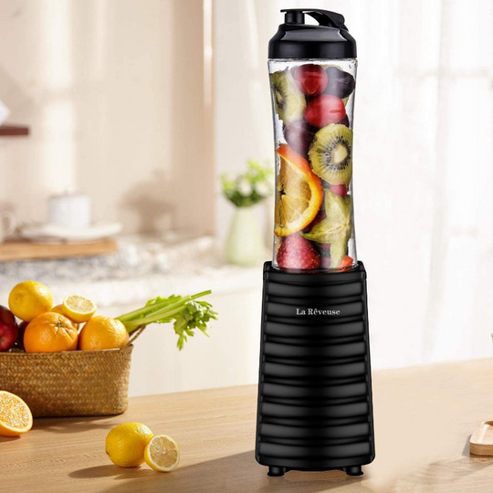 Smoothie Blender 300 Watt with 18 oz BPA Free Portable Travel Sports Bottle