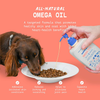 Dog Fish Oil Supplements with Omega 3 EPA DHA - Supports Itchy Skin + Mobility - Omega 3 Fish Oil for Dogs Liquid Pump