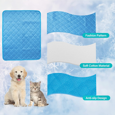 Pet Cooling Mat - Foldable Washable Cooling Pads for Indoor Outdoor