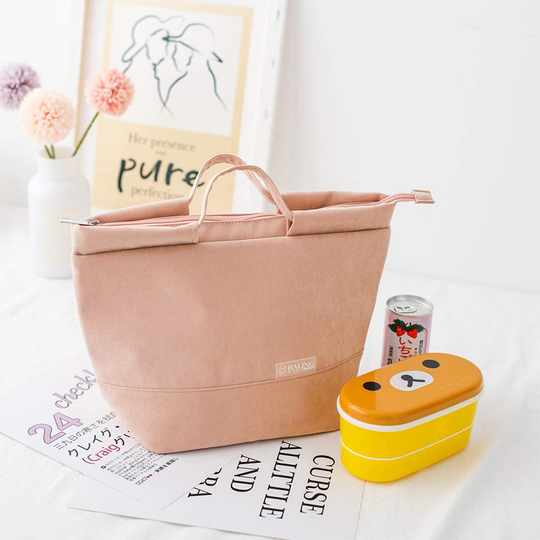 Cute Insulated Thermal Lunch Bento Box Bag Tote for Adult Women Men Girls Boys to Office Work Travel Picnic Hiking Camping