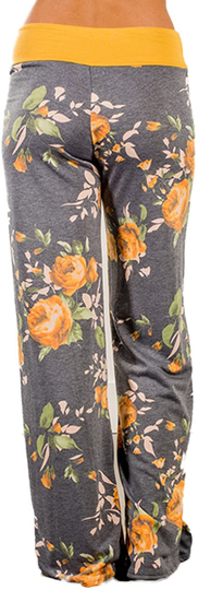 Women's Comfy Stretch Drawstring Palazzo Wide Leg Lounge Pants