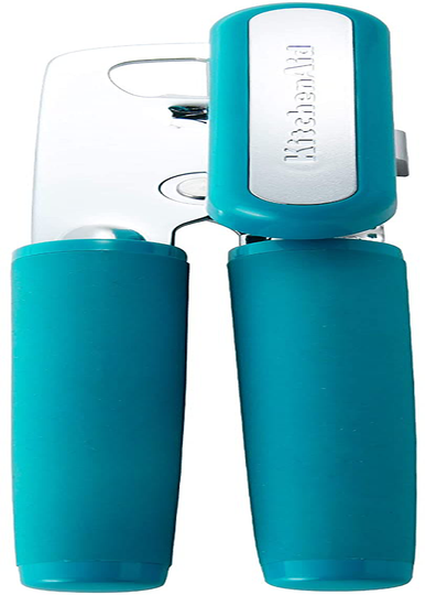 KitchenAid Soft Classic Multifunction Can Opener / Bottle Opener, 8.29-Inch, Ocean Drive