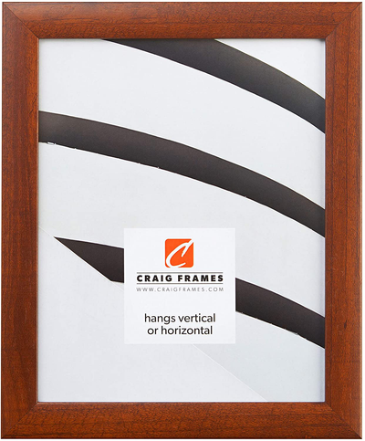 Craig Frames 1WB3BK 16 by 20 Inch Picture Frame, Smooth Wrap Finish, 1 Inch Wide, Black