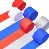 6 Pack Crepe Paper Streamers - 492ft (1.8 Inch x 82 Ft/Roll)