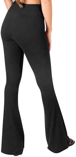 SATINA High Waisted Flare Palazzo Wide Leg Pants | Printed & Solid | Reg & Plus