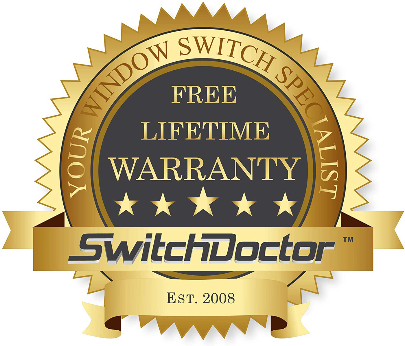 SWITCHDOCTOR Window Switch for Toyota Rav4, Corolla, Camry, Sienna, Tundra, 4Runner, Land Cruiser, Tacoma, and Prius