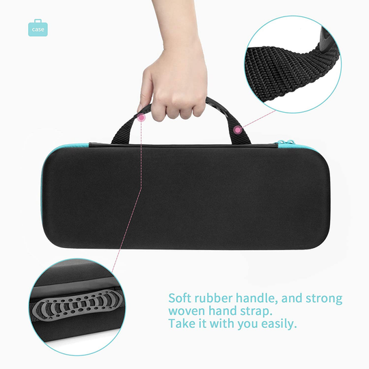 Yinke Hard Case for Revlon One-Step Hair Dryer and Volumizer Hot Air Brush, Storage Carrying Travel Bag (Mint Green)…