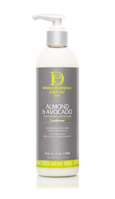 Design Essentials Almond and Avocado Moisturizing and Detangling Conditioner, 32 Ounces