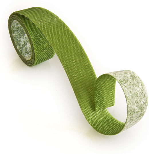VELCRO Brand VEL-30071-USA ONE-WRAP Garden Ties | Plant Supports for Effective Growing | Strong Grips are Reusable and Adjustable | Cut-to-Length, 50 ft x 1/2 in, Green-Recycled Plastic
