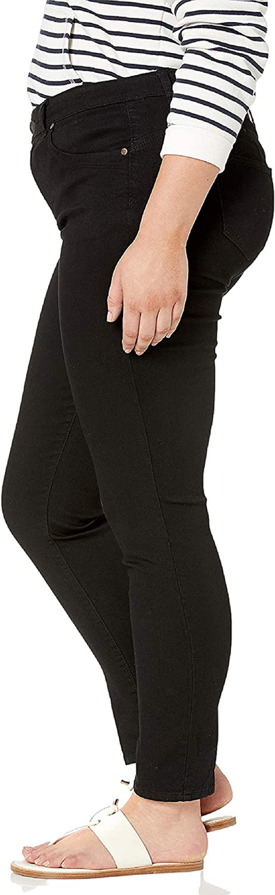 COVER GIRL Women's Perfect Mid Rise Comfy Skinny Jeans