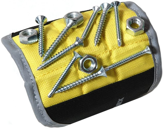 Magnetic Wristband Perfect Stocking Stuffers for Men – One Size Fits All Wrist Magnet Tool Holder