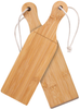 Set of 2 Gnocchi Board Butter Paddles - Bamboo Pasta Board Gnocchi Maker