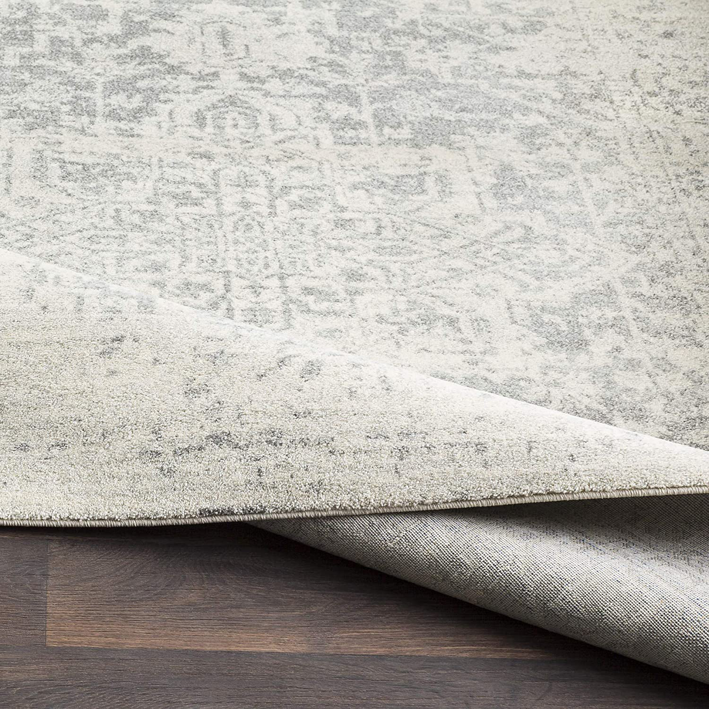 Janine Vintage Medallion Area Rug 3'11" x 5'7" Burnt Orange