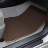 4 Piece Universal Carpeted Vehicle Floor Mats With Vinyl Heel Pad 