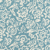 Madcap Cottage Under A Under A Loggia Rokeby Road Rug Swatch, 0'8" X 0'8" Square, Blue