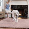 Gorilla Grip Original Ultra Soft Runner Area Rug, 2x8 FT, Many Colors, Luxury Shag Carpets, Fluffy Indoor Washable Rugs for Kids Bedrooms, Plush Home Decor for Living Room Floor, Bedroom, Dusty Rose