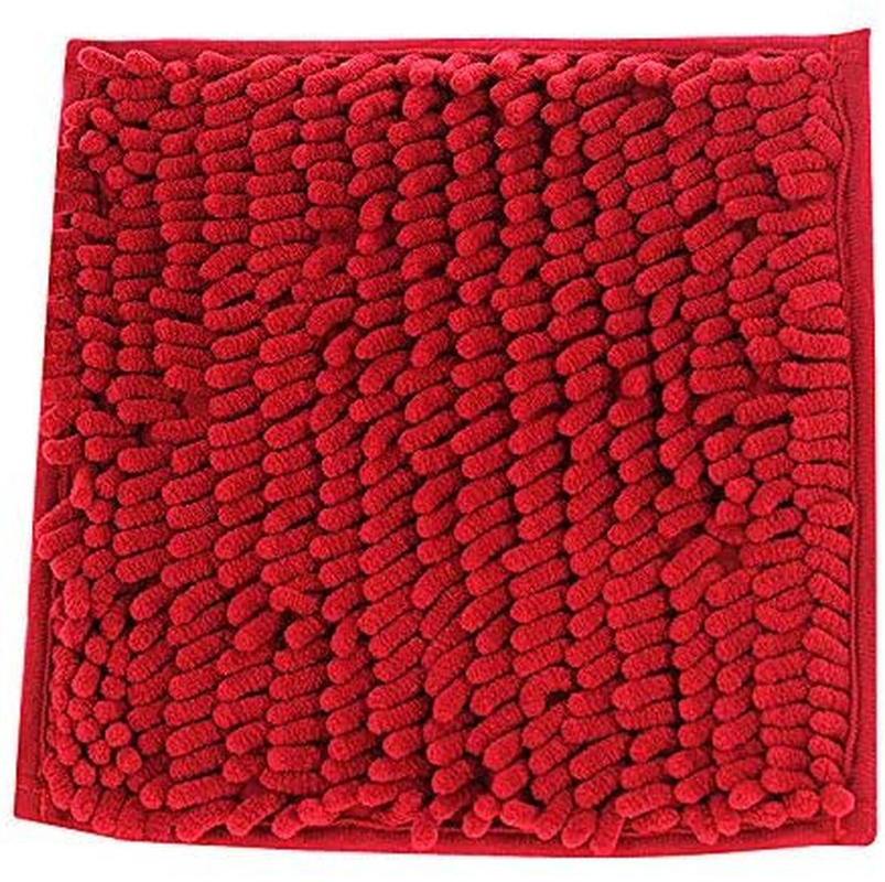 School Locker Interior 10" Square Locker Fur Rug Carpet (Rose Red)