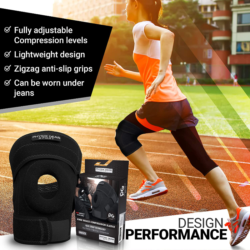 Adjustable Neoprene Runners Sport Knee Brace 