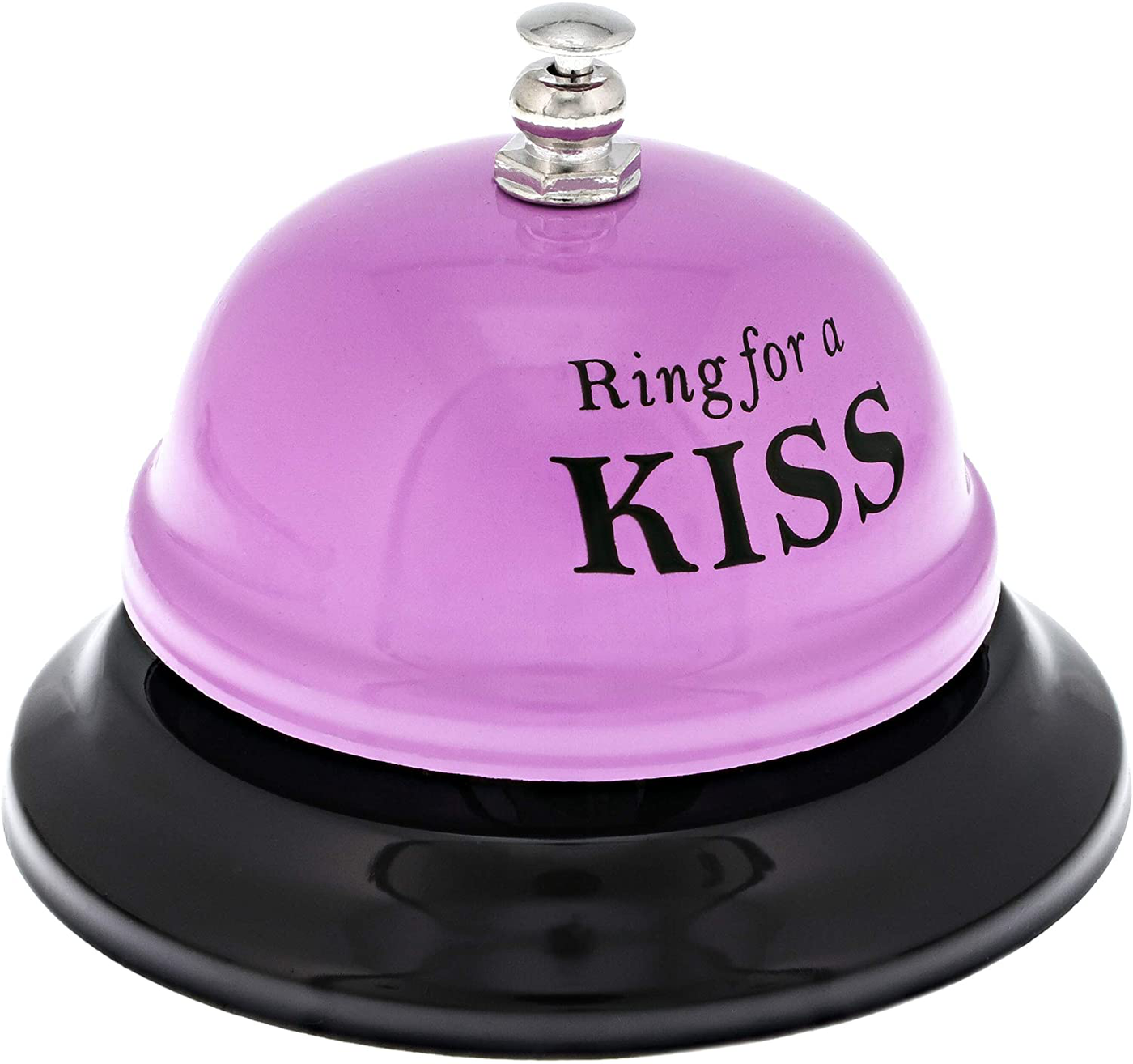 Juvale Novelty Ring for Kiss Desk Bell - Cute and Funny Gifts for Her, Anniversary, Birthday, 2.5 Inches