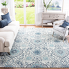 Safavieh Madison Collection MAD600C Boho Chic Glam Paisley Non-Shedding Stain Resistant Living Room Bedroom Area Rug 3' x 3' Square Cream/Light Grey