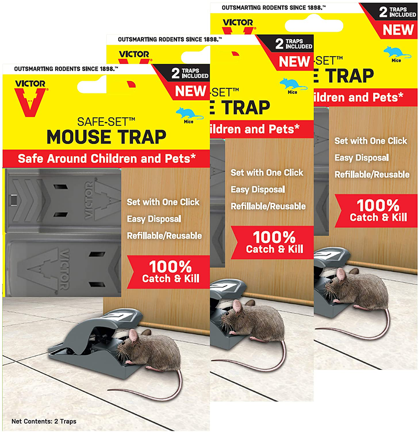 Victor M070-6SR Safe-Set Mouse Trap