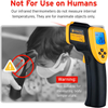 Etekcity Infrared Thermometer 800 (Not for Human) Non-Contact Digital Temperature Gun,16:1 DTS Ratio, 58℉ to 1382℉(-50℃ to 750℃), Yellow and Black