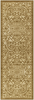 Maples Rugs Pelham Vintage Runner Rug Non Slip Washable Hallway Entry Carpet [Made in USA], 1'8 x 5, Khaki