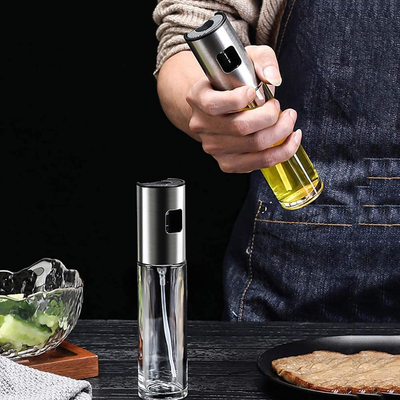 Oil Sprayer Mister for Cooking Olive Oil Spritzer for Air Fryer Vinegar Vegetable Oil Dispenser Portable Mini Kitchen Gadgets for Salad/Baking/Grilling/BBQ