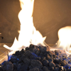 Skyflame Black Natural Stones Lava Rock Granules for Gas Fire Pit | Fireplace | Gas Log Set | BBQ Grills | Garden Landscaping Decoration | Cultivation of Potted Plants | Indoor Outdoor Use, 5-lb Bag