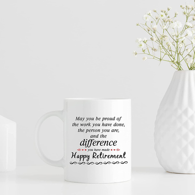 Happy Retirement Gifts for Women Men - Going Away Gift for Coworker, 11oz Heat Changing Retirement Mug for Coworkers Office & Family, I Love Waking Up in the Morning Knowing I'm Retired