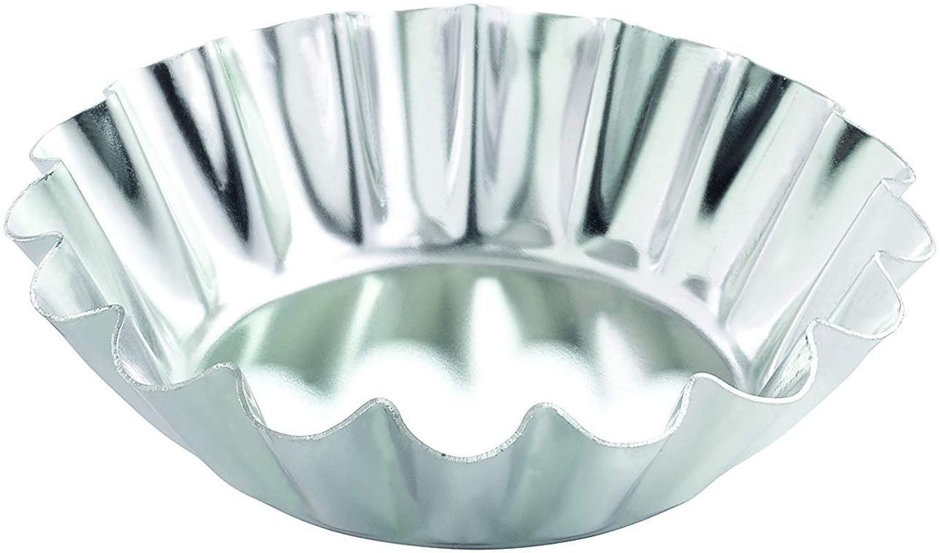 Mrs. Anderson’s Baking Tartlet Molds, Fluted Round, Set of 4, 2.75-Inches