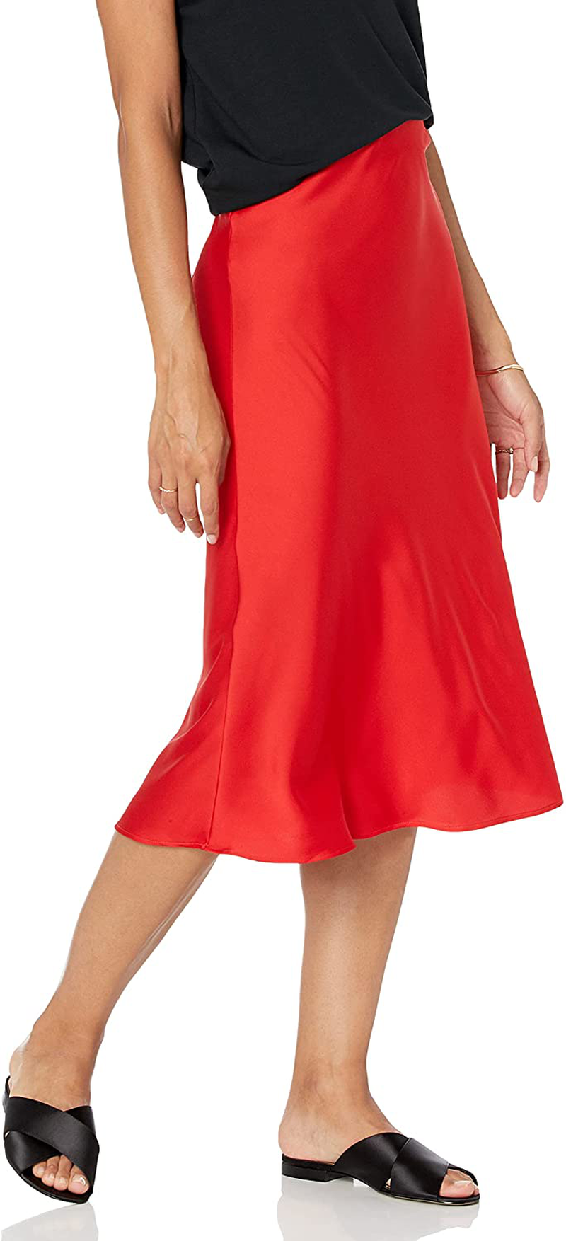 The Drop Women's Maya Silky Slip Skirt