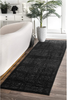 nuLOOM Arlena Vintage Runner Rug, 2' 6" x 8', Black