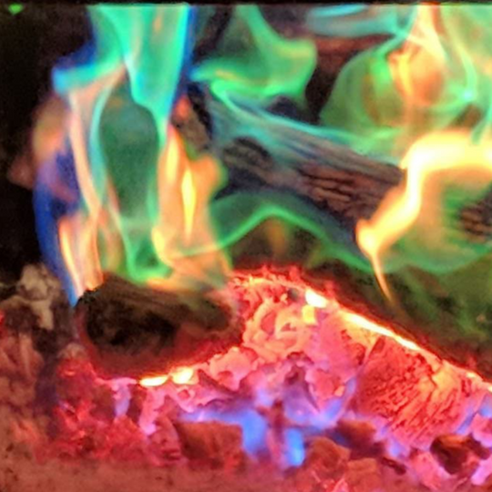 12 Pack Mystical Fire Dragon Flames Vibrant Flame Color Changing Packets For Indoor/Outdoor Fire Pit, Campfire, Fireplace  