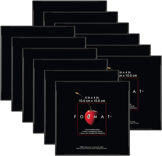 MCS Format Frames, 4 x 4 in, Black