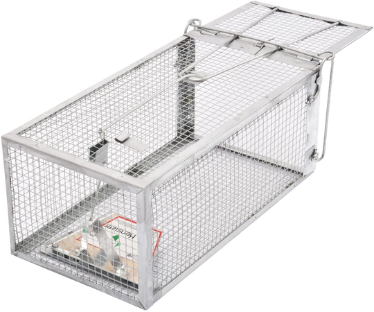 Kensizer Animal Humane Live Cage Trap That Work for Rat Mouse Chipmunk Mice Voles Hamsters and Other Small Rodents, Trampa para Ratones, Catch and Release