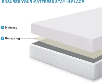 Anti Slip Grip Pad for Spring and Memory Foam Queen Size Mattress, Keeps Mattress in Place for a Great Night's Sleep - Queen Size 59 x 79 in (4.9 x 6.5 ft)