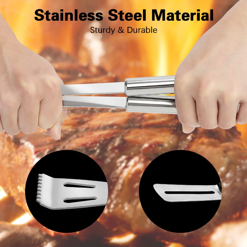 20 Piece Stainless Steel BBQ Grill Tools Set