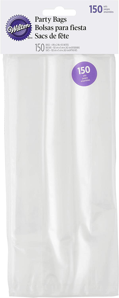 Wilton Party Bags 150/Pkg, Clear