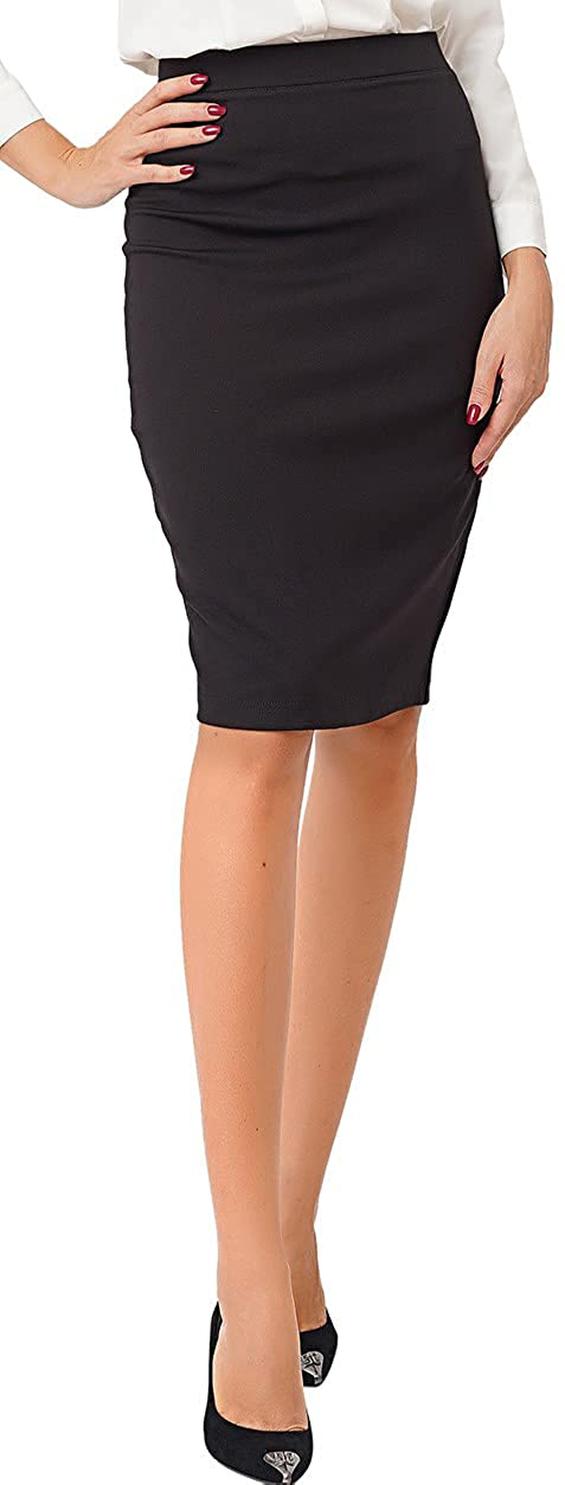 Marycrafts Women's Work Office Business Pencil Skirt