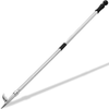 BsBsBest Fire Poker for Fire Pit, 45.99 Inch Extra Long Portable Campfire Poker for Fireplace, Camping, Wood Stove, Outdoor and Indoor Use, Rust Resistant Stainless Steel Silver Finish
