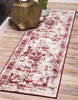 Unique Loom Sofia Collection Area Traditional Vintage Rug, French Inspired Perfect for All Home Décor, 2' 0 x 9' 10 Runner, Burgundy/Tan