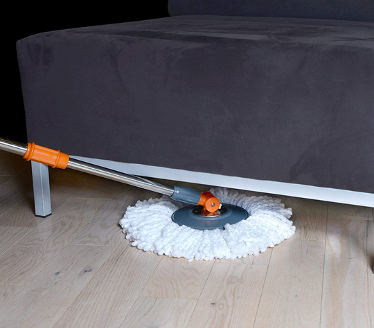 Casabella Spin Cycle Mop Head Refill, 1-Count, White