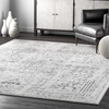 nuLOOM Arlena Vintage Runner Rug, 2' 6" x 8', Grey