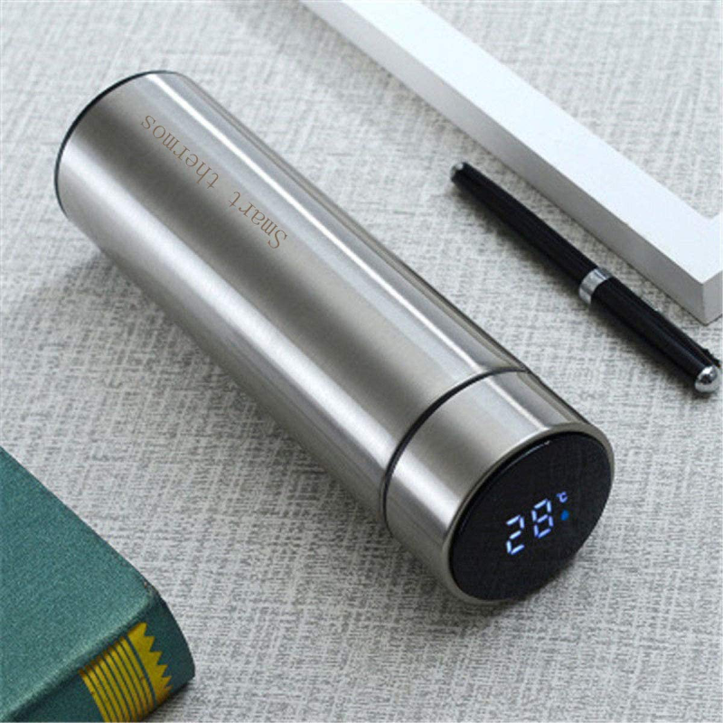 500ml Stainless Steel LED Temperature Display Smart Thermos