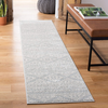 Safavieh Tulum Collection TUL272F Moroccan Boho Tribal Non-Shedding Stain Resistant Living Room Bedroom Runner, 2' x 13' , Light Grey / Ivory